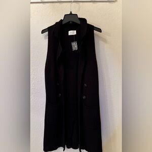 Active USA Black Knit Cardigan